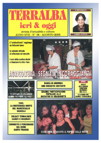 N. 34 TERRALBA IERI E OGGI agosto 2003